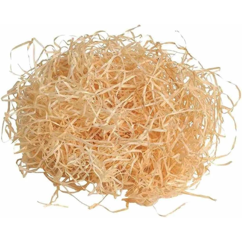 Fiocchetta Paglietta in Legno Naturale 50g – per Confezioni Regalo Eleganti e Artigianali – in Busta