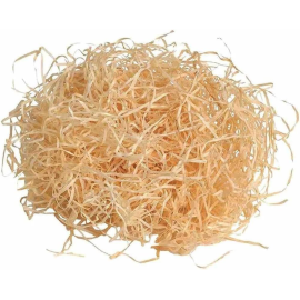 Fiocchetta Paglietta in Legno Naturale 100g – per Confezioni Regalo Eleganti e Artigianali – in Busta