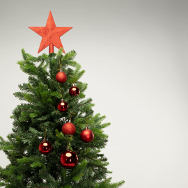 Christmas Box 31 Pezzi - Sfere di Natale in Plastica Assortite - Rosso