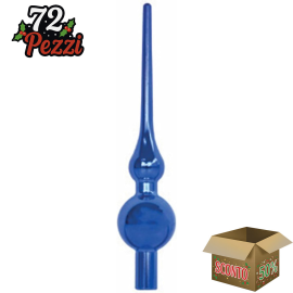 Puntale per Albero di Natale in Plastica 20 cm – Disponibile in Varie Colorazioni