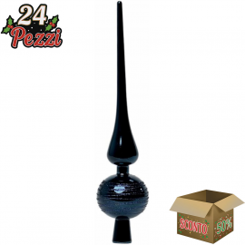 Puntale per Albero di Natale in Plastica 28 cm | Elegante e Disponibile in Varie Colorazioni