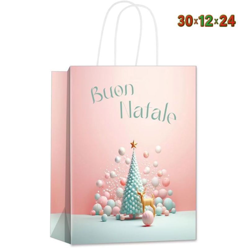 Busta Nevicata Rosa - Confezione 12 Pezzi