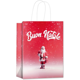 Busta Natale Coi Fiocchi - Confezione 12 Pezzi