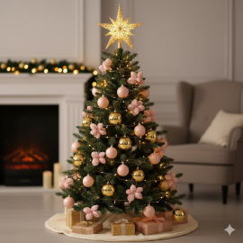 Kit Albero di Natale Completo - Aurora Dorata