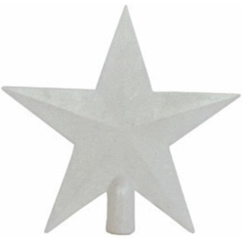 Puntale a Stella Glitterato per Albero di Natale 20 cm – Disponibile in Varie Colorazioni