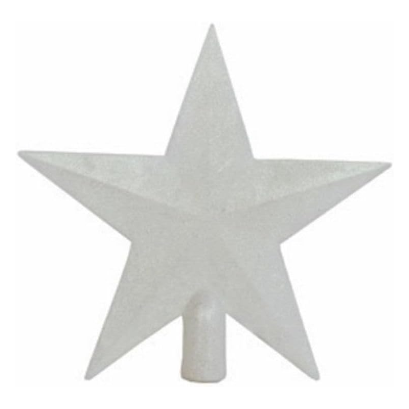 Puntale a Stella Glitterato per Albero di Natale 20 cm – Disponibile in Varie Colorazioni