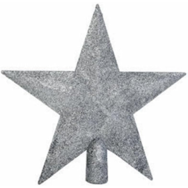 Puntale a Stella Glitterato per Albero di Natale 20 cm – Disponibile in Varie Colorazioni